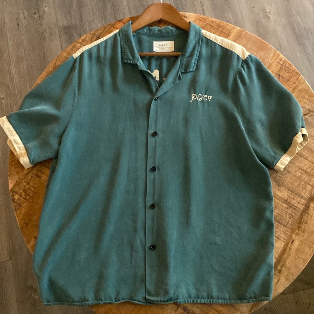P & Co Bowling Shirt L